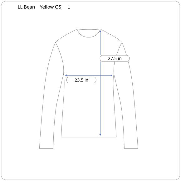 L.L. Bean Yellow Fleece Pullover Quarter Snap Sweater Men's L Cabincore Heritage - Picture 8 of 8